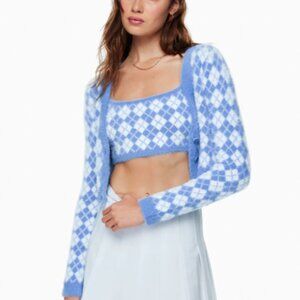 Sunday Best Cropped Sweater and Tank Set, M